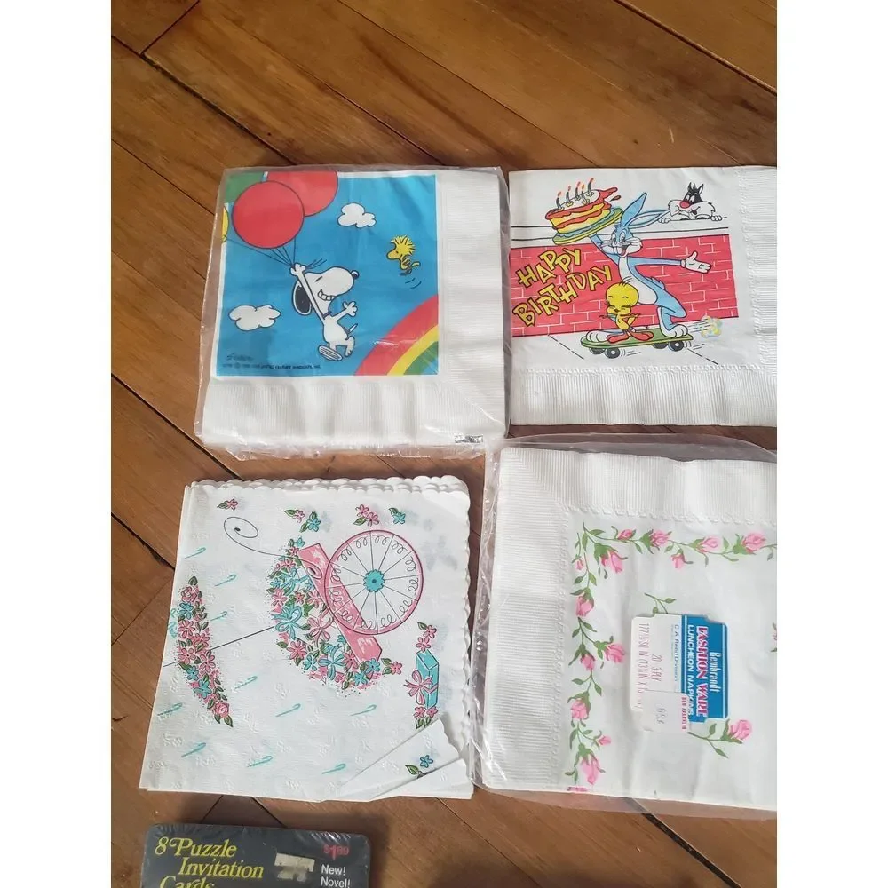 60s, 70s, and 80s‎ Party Invitations and Napkins